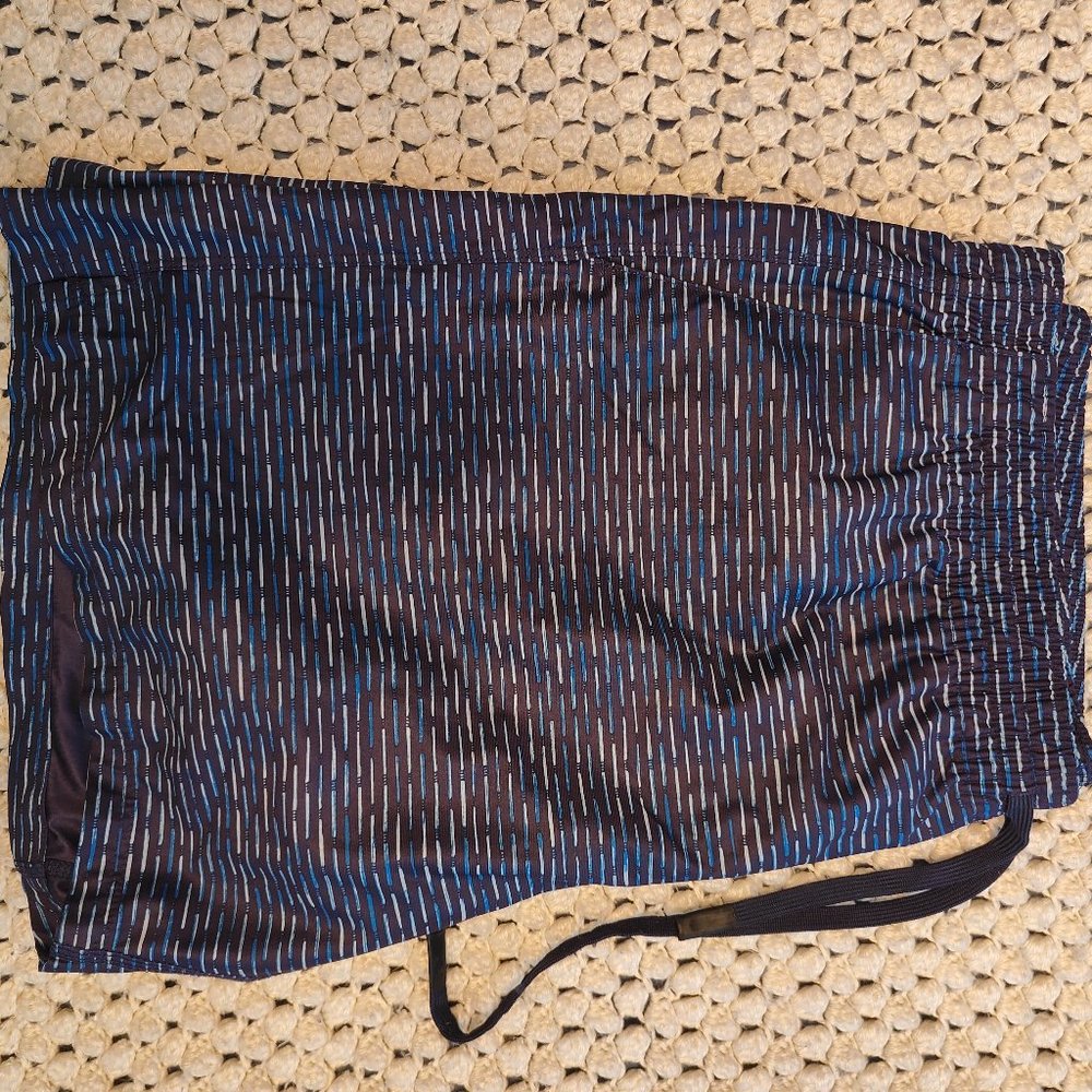 Men's Blue Stripe Relay Shorts